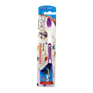 مسواک ارتودنسی مکس پلاس کانفیدنت با برس نرم